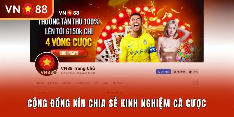 Cộng đồng kín chia sẻ kinh nghiệm cá cược